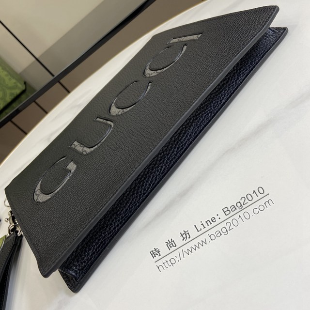 Gucci專櫃古馳2024早春系列最新款手拿包男士手包 jh2457型號：768374